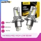 2PCS AUXITO H4/9003/HB2 LED Headlight Bulbs Kit High-Low Beam 6500K 44W White