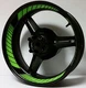 CUSTOM Kawasaki Ninja INNER WHEEL DECALS STICKERS RIM STRIPES EX 250R 500R 650R 