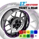 For Yamaha FJ09 MT-09 Tracer 18-24 GP01 17 inch Wheel Rim Stickers Decal
