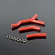 RED SILICONE HOSE FIT FOR KTM 125/250 SX/SXS 03-06;200 EXC/MXC 03-04;EXC 04