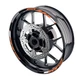 R02B For Suzuki GSXR750 1992-2021 Orange Rim Stripes Kit Sticker 20 19 18 17 16