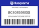 Husqvarna Genuine Displacement Stickers 250Te 15 - 80308598100