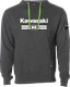 FACTORY EFFEX Kawasaki Sixty Two Pullover Hoodie Heather Charcoal 27-88104