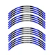 Blue R01B Motorcycle Rim Decal Kit For Suzuki Bandit GSF 1250 2007-2018 17 16 15