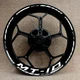 For YAMAHA MT10 MT-10 17 inch Wheel Hub Rim Decorative Decal Reflective Sticker