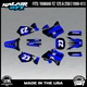 Graphics Kit for Yamaha YZ250 YZ125 (1996-2001) YZ 250 YZ 125 Splash - Blue
