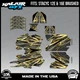 Graphics Kit for STACYC 12 EDRIVE and 16 EDRIVE BRUSHED Shred Series - Gold