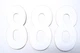 Factory Effex 134358 7" White #8 Pro Number Qty 3 NOS