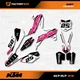 White & Pink Shift Graphics Kit fits KTM 13-15 SX SXF XC XCF 125 250 300 450