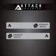 Attack Graphics Renegade Swing Arm Decal Grey For KTM 525 SX 4-Stroke 2003-2006
