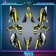 Yamaha YFZ 450R 450X Graphics kit 2014 2016 2018 to 2023 decals stickers ATV UTV