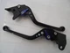 Yamaha XJR1300 (2004-2016), CNC levers set long black/blue adjusters, F16/C777