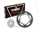 YAMAHA 2015-2017 FZ-07 FZ07 VORTEX 520 BLUE CHAIN & STEEL SPROCKET KIT 15-45 )