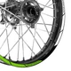 Green Dirt Bike MX Wheel Rim Sticker P04B For Honda CRF 450L 24 23 22 21 20 19