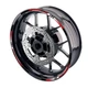 P05B For 2018-2020 Yamaha MT03 MT-3 Red Rim Tape Sticker 19
