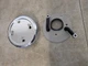 Harley Sportster Evo Twin Cam Round Chrome Air Cleaner Cover Backing Plate Assy