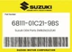 Suzuki Genuine Emblem,Suzuki - 68111-01C21-9Bs