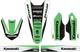 Factory Effex Trim Kit Graphics Kawasaki Racing 1950120