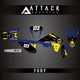 Attack Graphics SHE_C_02_FURY Custom Fury Complete Bike Graphics Kit