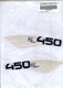 80308698400 DISPLACEMENT STICKERS 450FC 15 Husqvarna, Husaberg