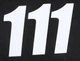 Dcor SX Plate Number #1 6"H White 3-Pack