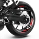 S16W Inner Wheel Rim Sticker Decals 17 Inch For Yamaha MT10 18 19 20 21