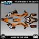 Graphics Kit for KTM 85SX 105SX SX85 SX105 (2013-2017) Guard Series - ORANGE