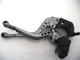 Yamaha MT01 (2004-09), CNC levers long titanium with chrome adjusters, R104/C777