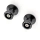 Black SPMF 6MM Rear Swingarm Spools For Yamaha YZF R1M R1 19 20 21 22 23