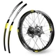 Yellow R02B Wheel Rim Sticker Decal Tapes For Yamaha YZ 250 1989-2021