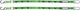 Factory Effex - 22-45182 - Tie-Downs - Black/Green - Kawasaki