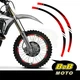 RED DOT Wheel Rim Stickers 21" 18" For Honda XR 650L 2012-2020 16 17 18 19
