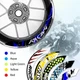 17 inch Vinyl Wheel Rim Stickers S26B For Yamaha FZ10 MT-10 18 19 20 21
