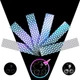 LOOM Reflective Stickers for Helmet | 6pcs Prism Gray | Similar to 3M Reflect...