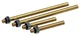 Motion Pro SyncPro Brass 5mm Carb Adaptors for Honda/Suzuki (4 pk) (08-0013)