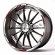 Panigale 1299 moto wheel decals rim stripes Ducati 1199 899 V4 stickers RED