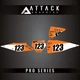 Attack Graphics Pro Series Number Plate Backgrounds For KTM 450 SX-F 2021