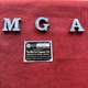 MG MGA MKII 1500  1600 Roadster Coupe. New ID Plate. Has Plastic Protective On