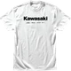 D'COR VISUALS 80-120-5 Kawasaki Racing White T-Shirt 2XL Short Sleeve