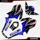 Blue Savage Graphic Sticker kit fits Honda Grom 125 2013 2014 2015 2016 MSX125