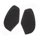 2x Tank Traction Side Pad Gas Knee Grip Decal Black Fit Yamaha YZF R6 2008-2015