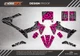 2024 2025 2026 SX-E2 Graphics Kit for KTM SX E2 SXE2 Decals Stickers Pink