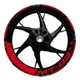 for Yamaha MT03 Wheel Hub Rim Decorative Decal Reflective Sticker