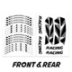 DIMA 17'' Rim Wheel Stickers Decal Graphic Kit Set For Honda CB650R 19-20