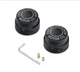 Harley-Davidson Motor Co. Front Axle Nut Covers - Black - 43000177