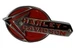 Vintage Genuine Harley Gas Tank Emblem Badge Panhead 1959-1960 OEM Chrome Red
