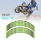 21" 18" A01B Stripe Dirt Bike Wheel Rim Stickers For Honda CRF 230L 08-09
