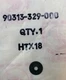 QTY 2 NEW GENUINE HONDA 90313-329-000 PUSH NUT