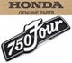 Discontinued Side Cover Emblem 73-76 CB750 K OEM Honda Badge Left Right #J72 A