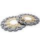 for Suzuki 2 Gold Front Brake Rotors GSXS 1000 GSXS1000 GSXS1000F ABS 2015-2020